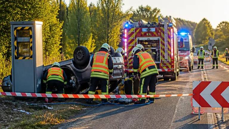 Château-Gontier-sur-Mayenne : deux octogénaires blessés après un véhicule retourné