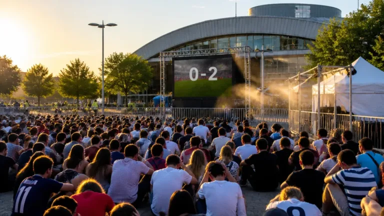 Châteauroux : la déception collective après l'élimination des Bleus en fan zone