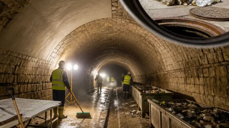Châteauroux : plongée dans le réseau pluvial et bataille contre les déchets