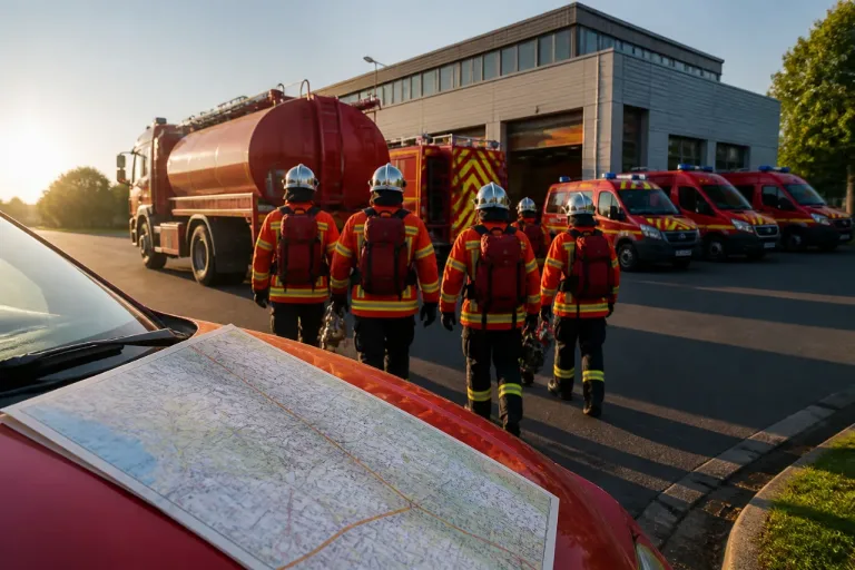 Cinq pompiers du Maine‑et‑Loire partis en renfort face au « feu gigantesque » près du Mont Canigou