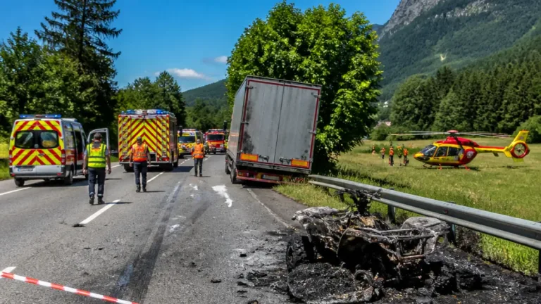 Collision mortelle entre un quad et un poids lourd à la sortie de Thônes : un décès, un enfant grièvement blessé