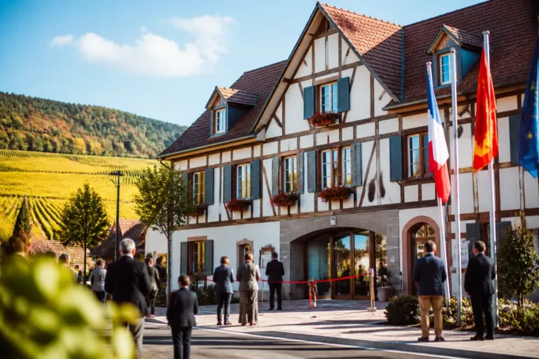 Colmar : inauguration de la nouvelle Maison des vins d'Alsace, un investissement pour la filière