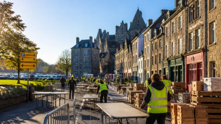 Combourg se prépare à sa grande braderie dominicale : jusqu’à 20 000 visiteurs attendus