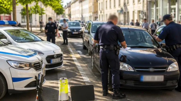 Contrôles routiers à Lons-le-Saunier : plusieurs infractions relevées avenue d’Offenbourg
