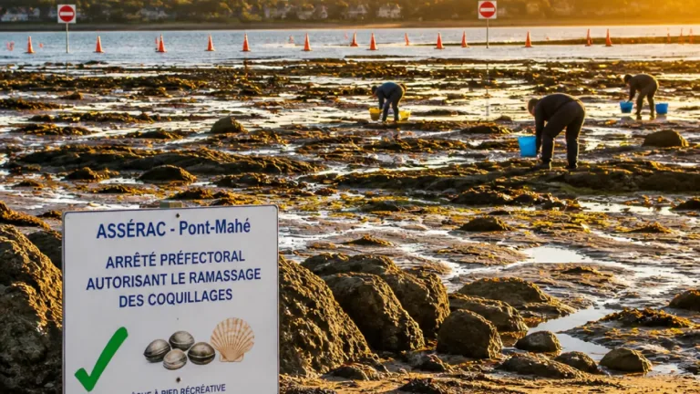 Coquillages : la pêche à pied rouvre à Assérac, toujours interdite entre La Govelle et Pornichet