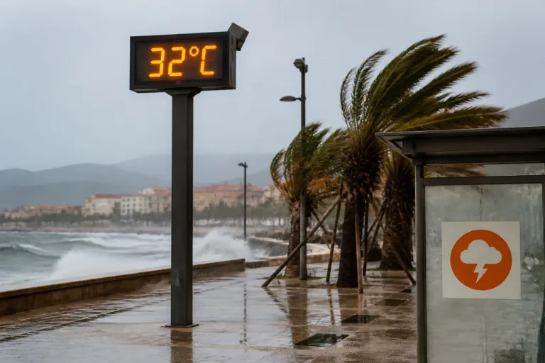Corse-du-Sud: canicule en vigilance orange et vent soutenu attendus mercredi