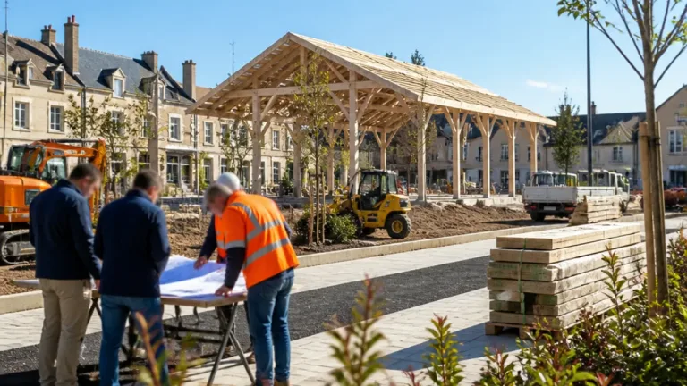Coulanges-lès-Nevers : une nouvelle place centrale portée par le Département pour revitaliser le cœur de la commune