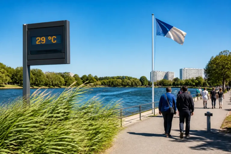 Créteil : ciel dégagé et chaleur modérée, vents de nord, ce vendredi 3 juillet