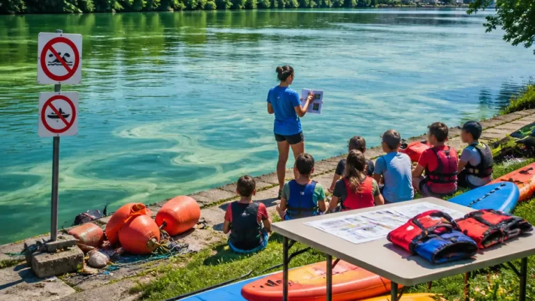 Cyanobactéries sur la Meuse : activités nautiques restreintes, consignes de prudence