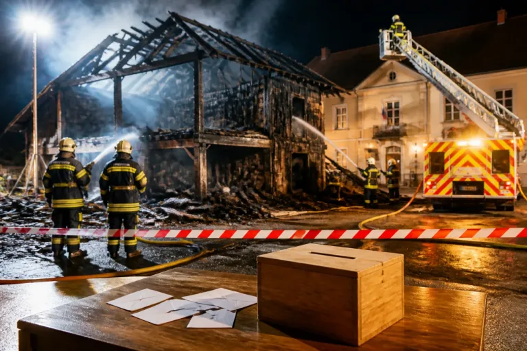 Dampierre‑sur‑Linotte : un chalet en bois totalement détruit, une cagnotte municipale lancée