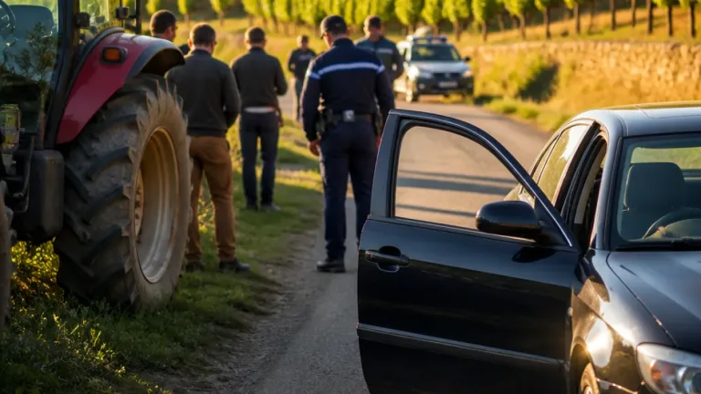 Dans le Beaujolais, un vigneron condamné après avoir frappé un automobiliste le 1er mai