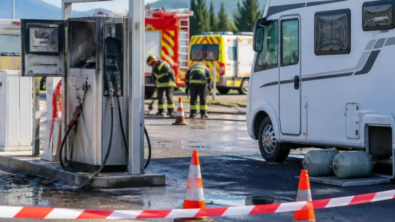 Début d'incendie sur la pompe GPL d'une station Auchan à Épagny-Metz-Tessy : deux blessés