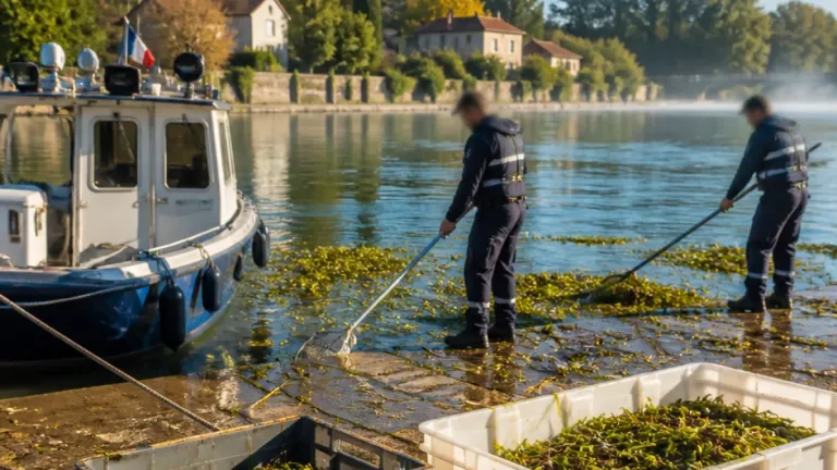 Des centaines de têtes de cannabis repêchées dans la Saône près de Montmerle-sur-Saône