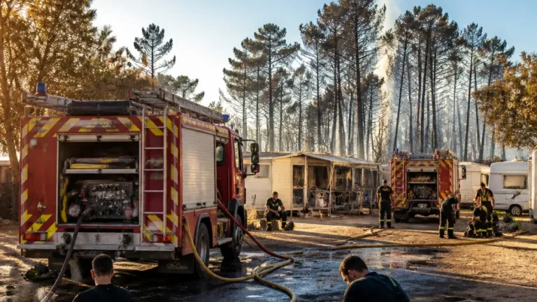 Des pompiers des Hautes‑Pyrénées racontent leur engagement face aux mégafeux des Landes et de Gironde
