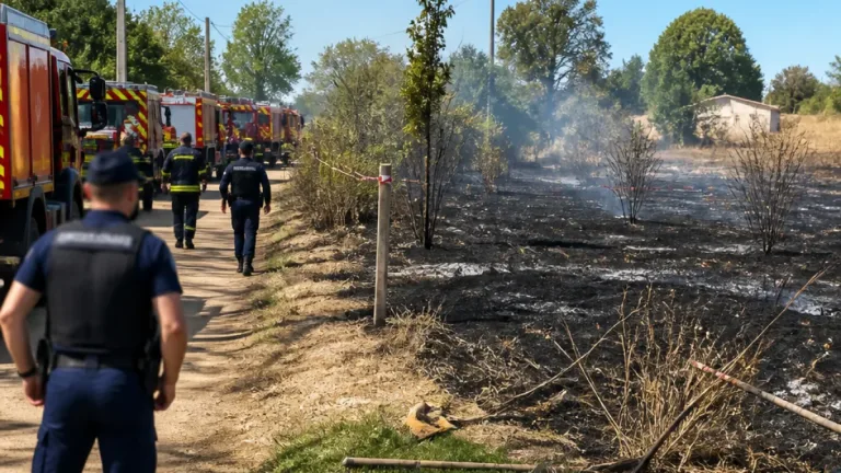 Deux incendies de végétaux à Castelsarrasin : un septuagénaire verbalisé, une enquête ouverte