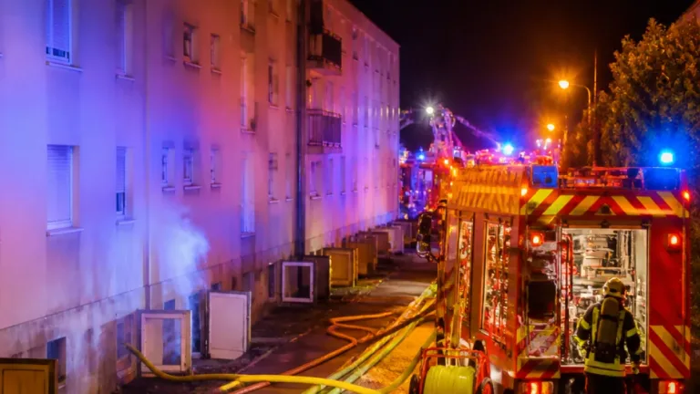 Deux incendies la même nuit en Sarthe : 64 pompiers engagés à Coulaines et Cérans‑Foulletourte
