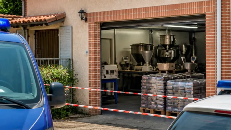 Deux laboratoires clandestins démantelés en Ariège : un élu mis en examen, 240 kg saisis