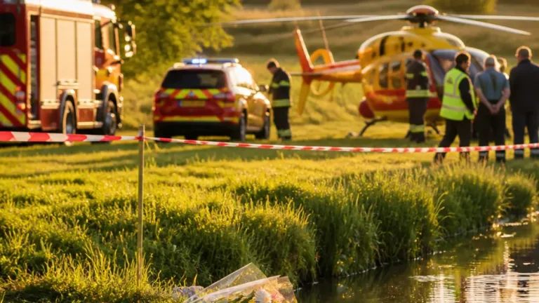 Deux morts après une noyade dans la Veyle : choc et recueillement à Biziat