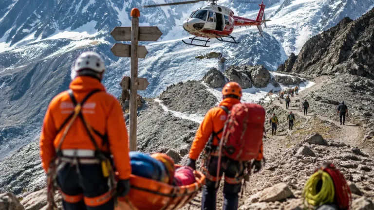 Deux personnes décèdent en moins d'une heure dans le massif du Mont‑Blanc