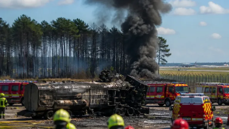 Deux pompiers tués à Mérignac lors d’un incendie près de l’aéroport