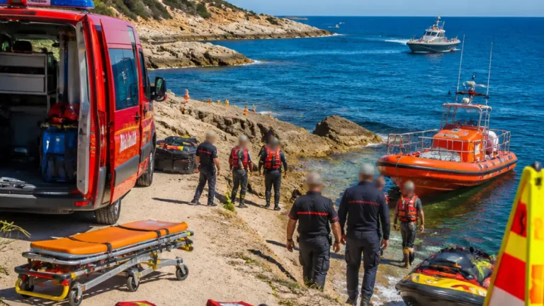 Deux secours urgents mobilisent SNSM et pompiers sur le littoral de Prupià