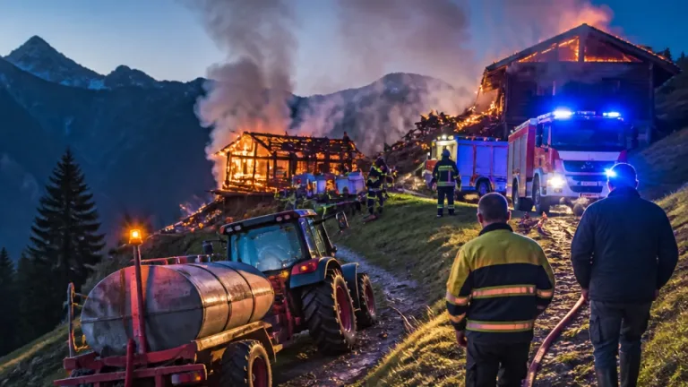 Dingy-Saint-Clair : deux chalets partis en fumée lors d’un incendie nocturne