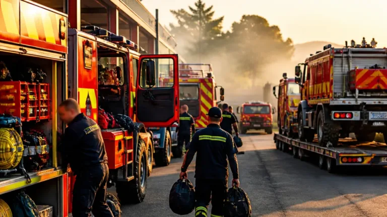 Douze pompiers de Meurthe‑et‑Moselle envoyés en renfort dans le Vaucluse face aux incendies