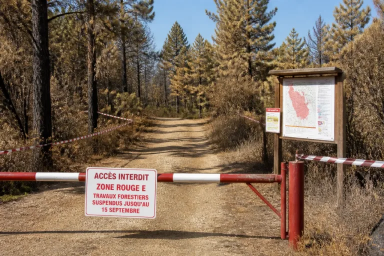 Drôme: travaux forestiers interdits en zones rouge « E » jusqu’au 15 septembre