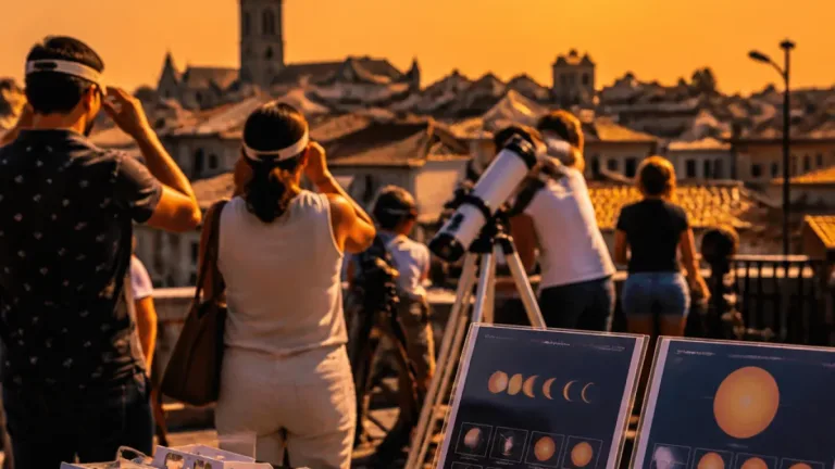 Éclipse du 12 août : Bressuire sous un ciel masqué à 95 % — conseils pour observer en sécurité