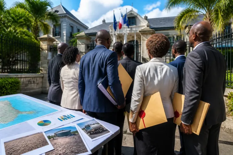 Élus guadeloupéens unis pour exiger l'engagement renforcé de l'État face à la crise de l'eau
