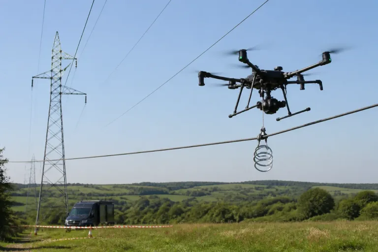 En Haute-Saône, des drones posent 166 effaroucheurs pour sécuriser des lignes à Vilory