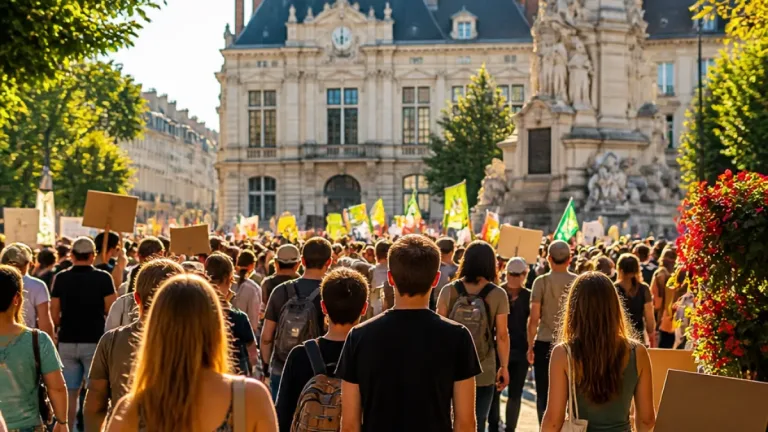 Environ 250 personnes rassemblées à Vienne pour la « Manif pour le Climat »