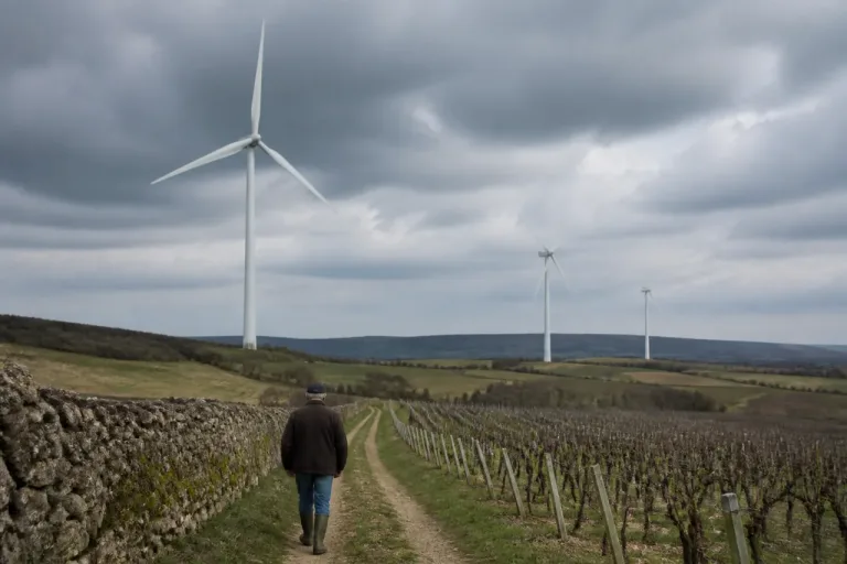 Éoliennes près de Pouilly-Fumé : une décennie de bras de fer entre paysage, biodiversité et énergie