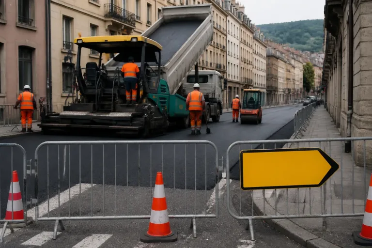 Épinal : rue de la Préfecture fermée du 8 au 10 juillet pour un nouvel enrobé