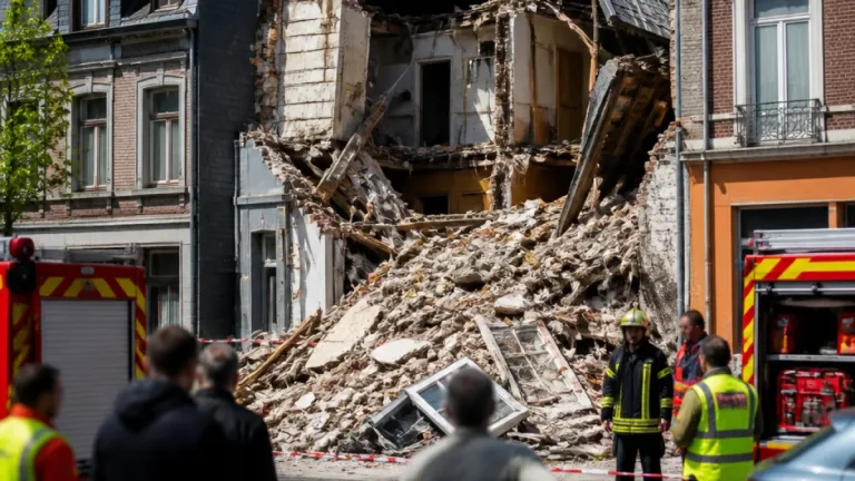Explosion matinale à Saint-Quentin : une maison détruite, un homme grièvement brûlé