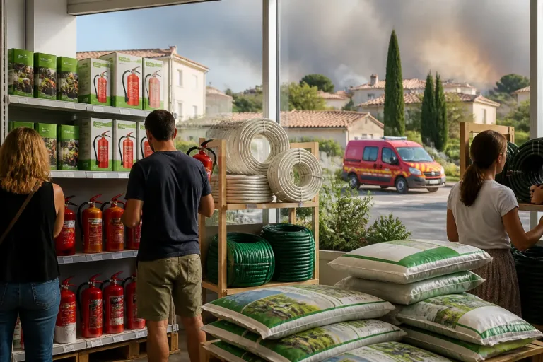 Face aux incendies, les Gardois se tournent vers des kits de protection pour leurs maisons