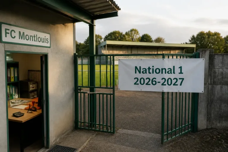 FC Montlouis confirmé en National 1 : la DNCG valide le budget pour 2026-2027