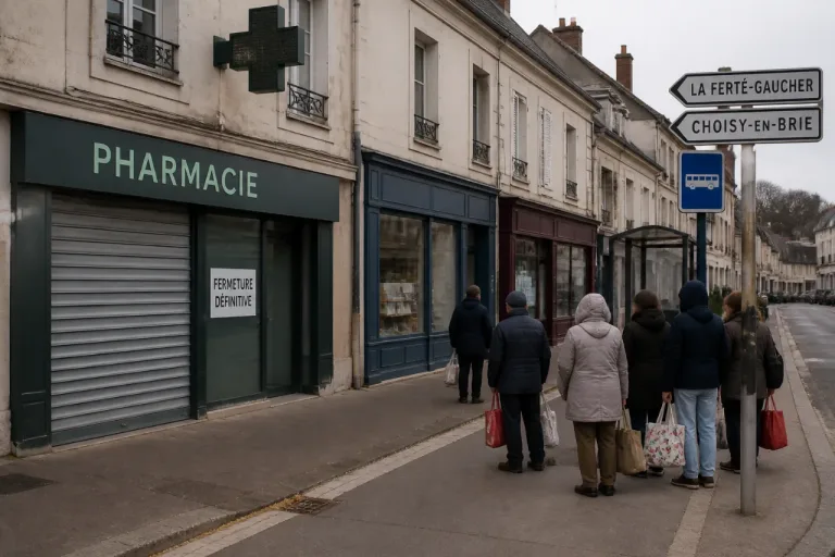 Fermeture actée de la pharmacie de Jouy-sur-Morin : habitants et commerces déstabilisés