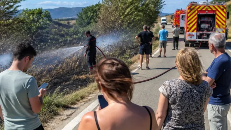 Feu à Suze‑la‑Rousse maîtrisé : le point après l’alerte estivale