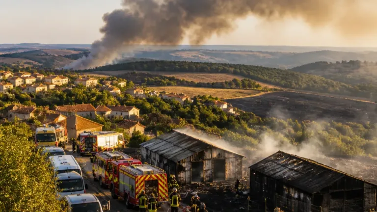 Feu dans le sud du Tarn : près de 600 ha brûlés, 500 personnes évacuées