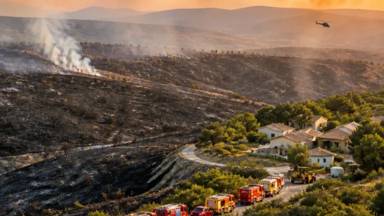 Feu dans les Corbières : une centaine d'hectares brûlés, opération de lutte encore en cours