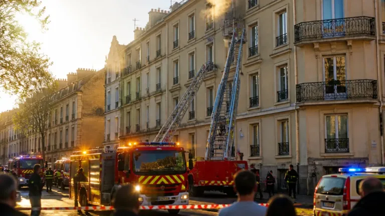 Feu dans un appartement à Chalon-sur-Saône : 43 personnes évacuées, l'incendie circonscrit