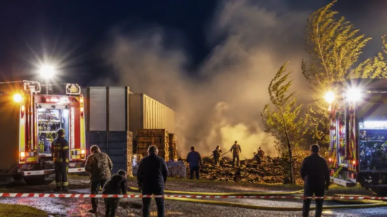 Feu de broussailles près de l’Intermarché à Mont-près-Chambord : 2 000 m² ravagés, le pire évité