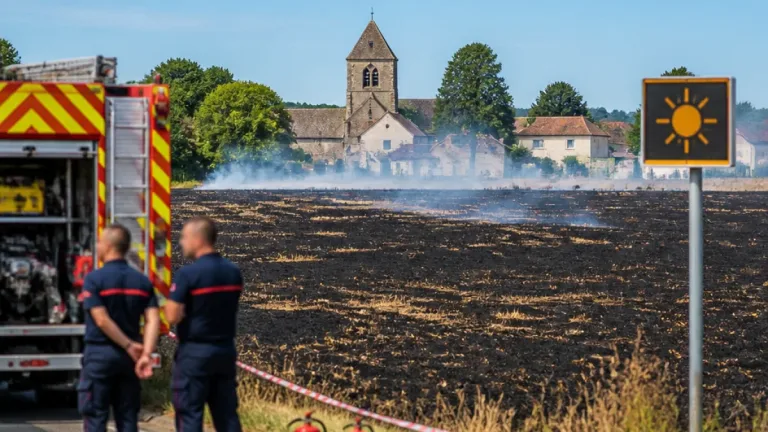 Feu de chaume à Billy-Chevannes : une dizaine d'hectares partis en fumée en période de canicule