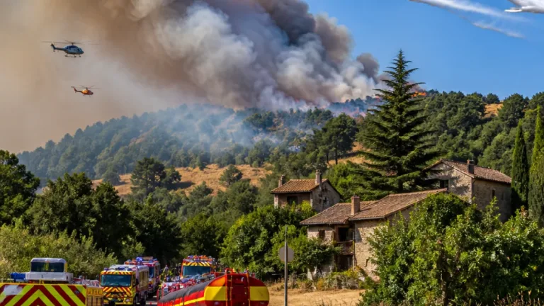Feu de forêt à Désaignes : 15 hectares partis, 120 pompiers engagés