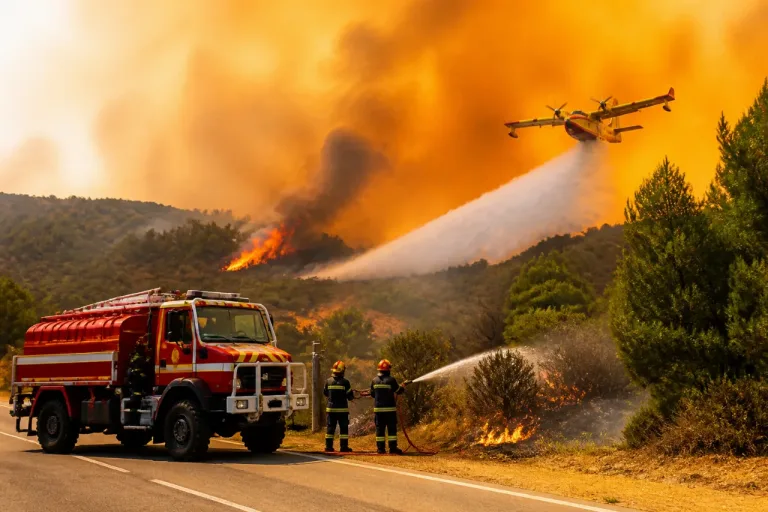 Feu de forêt entre Aude et Hérault: plus de 900 ha détruits, renforts en route