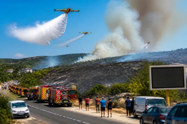 Feu de garrigue à Lédenon : plus de 540 hectares brûlés, plusieurs communes confinées