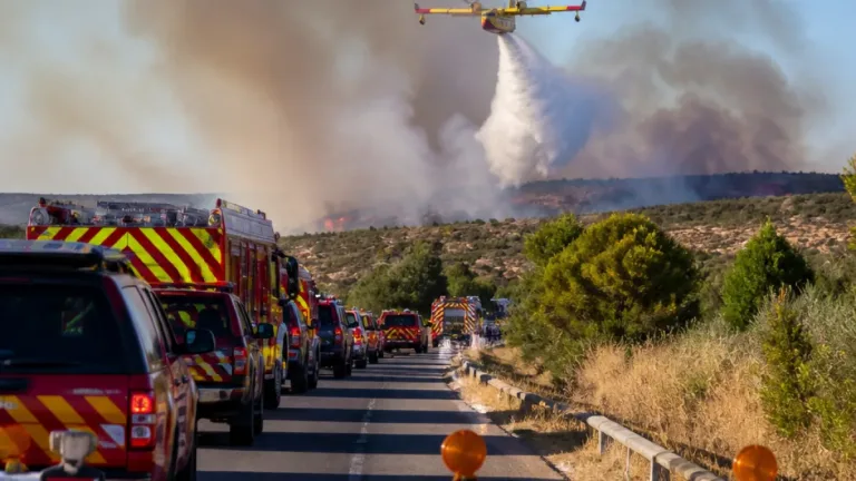 Feu de garrigue à Poussan : 150 hectares partis, le dispositif de secours fortement engagé