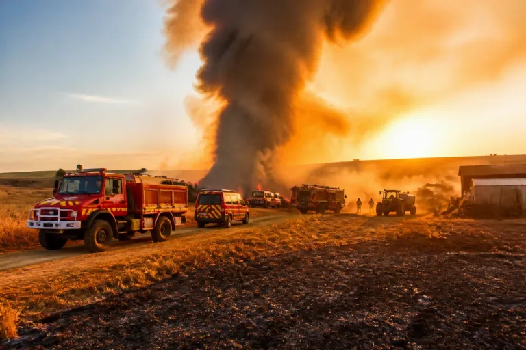 Feu de végétation à Calmont : plus de 30 hectares parcourus, 53 pompiers engagés