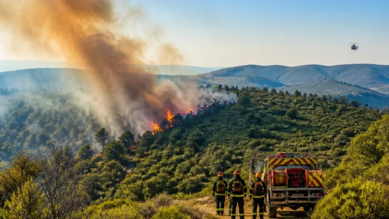 Feu de végétation à Valbeleix : intervention en cours, reconnaissance aérienne déclenchée